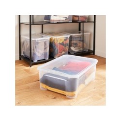 Bac de rangement, 30 L transparent