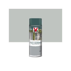 Peinture Aérosol Extérieur Multi-Matériaux V33, Aluminium Métallisé, 0.4 L