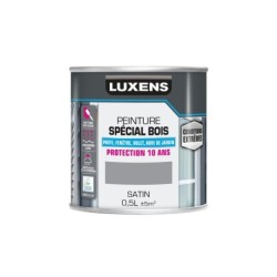 Peinture Bois Extérieur / Intérieur Granit 3 Satin Luxens 0.5 L