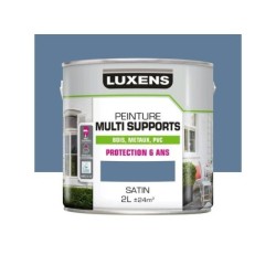 Peinture multimatériaux Extérieur Luxens Bleu Provence Satiné 2 L