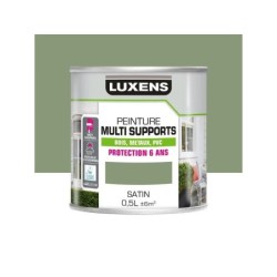 Peinture multimatériaux Extérieur Luxens Vert Provence Satiné 0.5 L