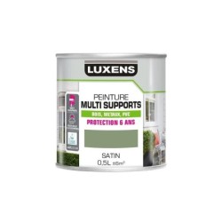 Peinture multimatériaux Extérieur Luxens Vert Provence Satiné 0.5 L