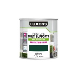 Peinture multimatériaux Extérieur Luxens Vert Mousse Satiné 0.5 L