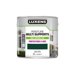 Peinture multimatériaux Extérieur Luxens Vert Mousse Satiné 2 L