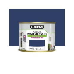 Peinture multimatériaux Extérieur Luxens Saphir 1 Satiné 0.125 L