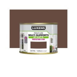 Peinture multimatériaux Extérieur Luxens Moka 3 Satiné 0.125 L