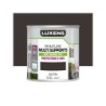 Peinture multimatériaux Extérieur Luxens Brun Gris Satiné 0.5 L