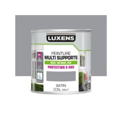 Peinture multimatériaux Extérieur Luxens Granit 3 Satiné 0.5 L