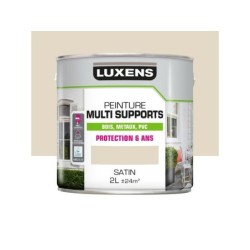 Peinture multimatériaux Extérieur Luxens Blanc Perlé Satiné 2 L