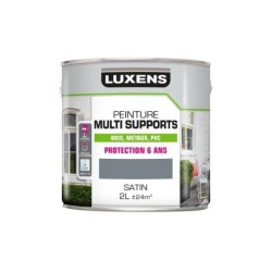 Peinture multimatériaux Extérieur Luxens Gris Paris 3 Satiné 2 L