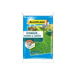 Chaux gazon et jardin ALGOFLASH 10kg 200 m²