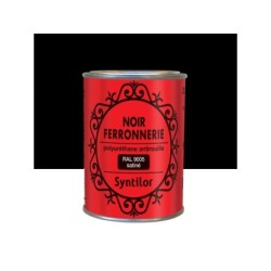 Peinture ferronnerie extérieur, SYNTILOR, 0.25 L noir