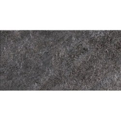 Lot De 2 Dalles Extérieures Effet Pierre Anthracite Siena L.45 X L.90 Cm