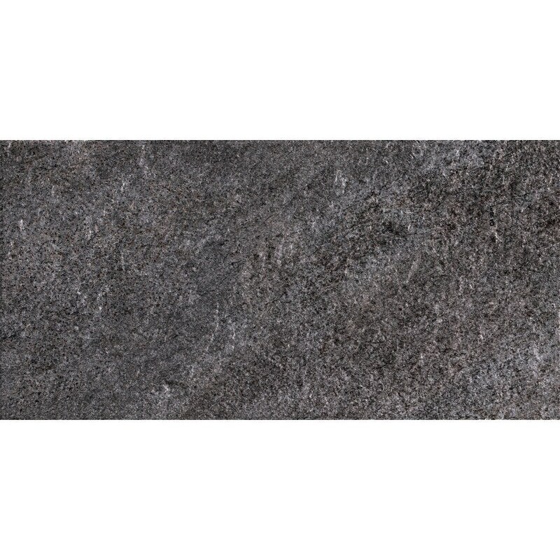 Lot De 2 Dalles Extérieures Effet Pierre Anthracite Siena L.45 X L.90 Cm