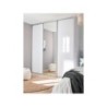 Porte de placard coulissant Shine blanc brillant l.76.2xH.250cm