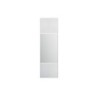 Porte de placard coulissant Snow effet frêne blanc/miroir l.96.2xH.250cm