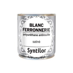 Peinture Ferronnerie Extérieur Polyuréthane Syntilor Blanc Mat 0.375 L