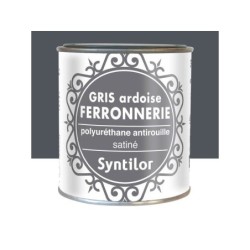 Peinture Ferronnerie Extérieur Syntilor, Gris Ardoise, 0.375 L