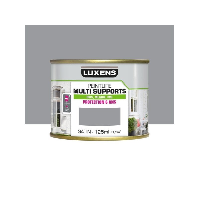 Peinture multimatériaux Extérieur Luxens Granit 3 Satiné 0.125 L