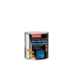 Peinture multimatériaux Extérieur Syntilor Bleu Capri Satiné 0.5 L