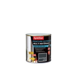 Peinture multimatériaux Extérieur Syntilor Gris Anthracite Satiné 0.5 L