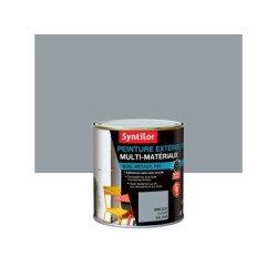 Peinture multimatériaux Extérieur Syntilor Gris Alu Satiné 0.5 L