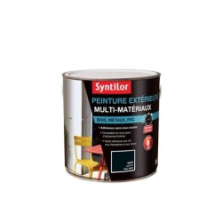 Peinture multimatériaux Extérieur Syntilor Noir Satiné 2 L