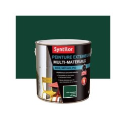 Peinture multimatériaux Extérieur Syntilor Vert Basque Satiné 2 L