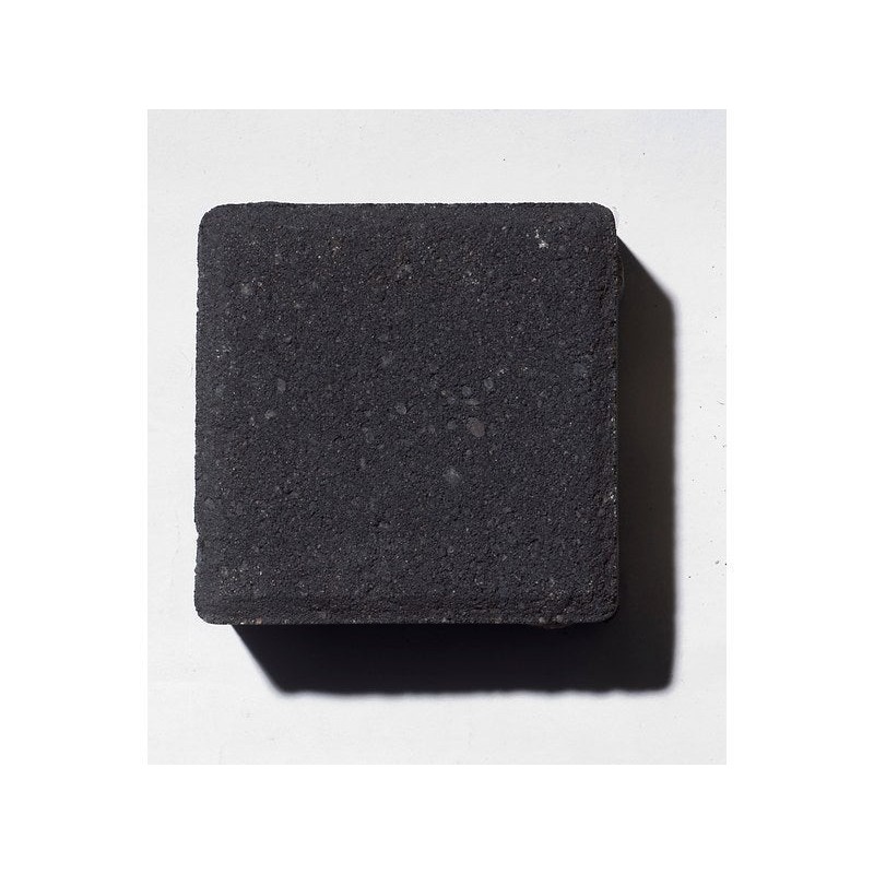 Pavé Béton Ergo, Noir L.12.5 Cm X L.12.5 Cm X Ep.60 Mm