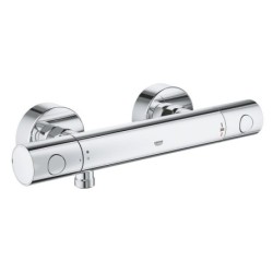 Mitigeur thermostatique douche chromé, GROHE Precision clova