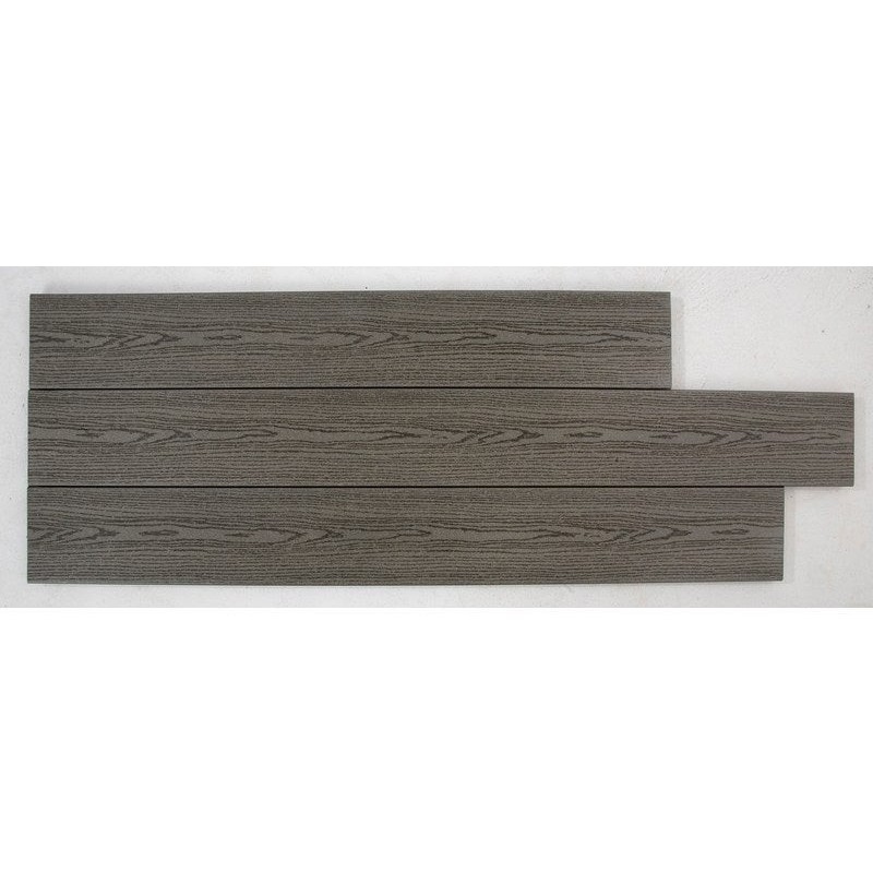 Lame de terrasse premium 2400x150x21 composite gris anthracite