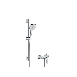 Ensemble douche, mitigeur mécanique, HANSGROHE Croma select e vario combibarre, chromé