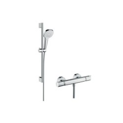 Ensemble de douche thermostatique HANSGROHE Croma select e vario combibarre, chromé