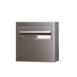 Boîte Aux Lettres Compacte 1 Porte Extérieur Renz Rivage Inox