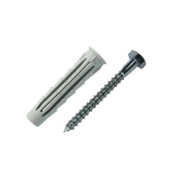 Lot De 10 Chevilles Et Tirefonds Spit, Diam.12 Mm X L.60 Mm