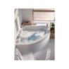 Tablier de baignoire L.135x l.135 cm blanc Nerea