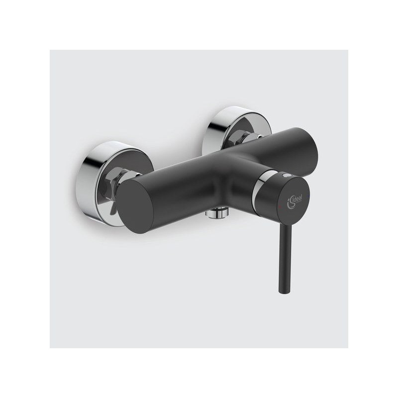 Mitigeur mécanique douche noir mat, IDEAL STANDARD Kolva