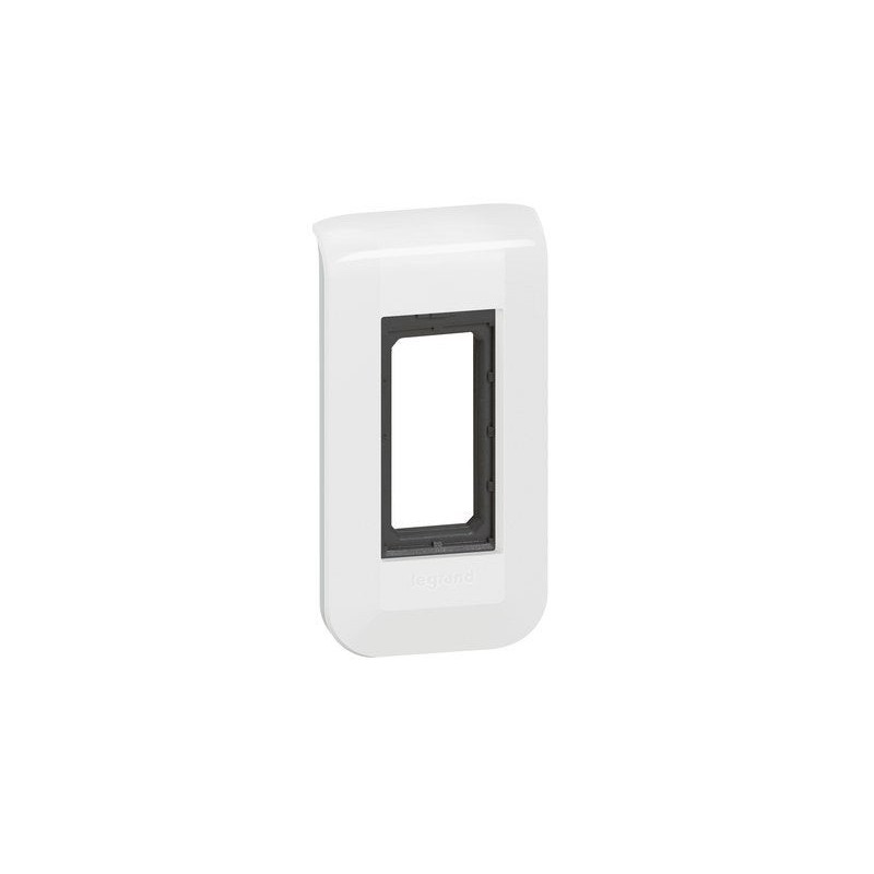 Support Et Plaque Simple 1 Module Mosaic, Legrand, Blanche