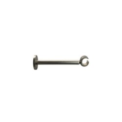 Support Tringle À Rideau, 20 Mm Argent Satiné Inspire