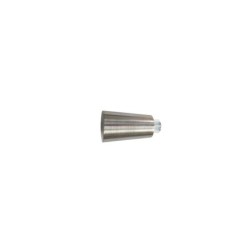 Lot De 2 Embouts Inspire, Grise / Argent Clair, Pour Tringle À Rideau Diam.28 Mm