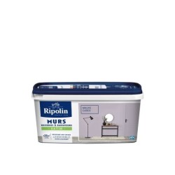 Peinture Mur, Boiserie, Radiateur   Ripolin Mauve Carex Satiné 2.5 L