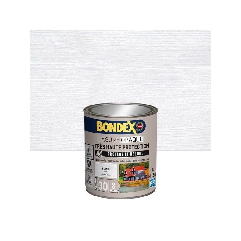 Protection Couleur Bondex Très Haute Protection 8 Ans Satiné 1 L