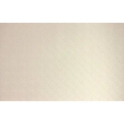 Nappe cirée manhattan avanti rouge-blanc 140cm au mètre