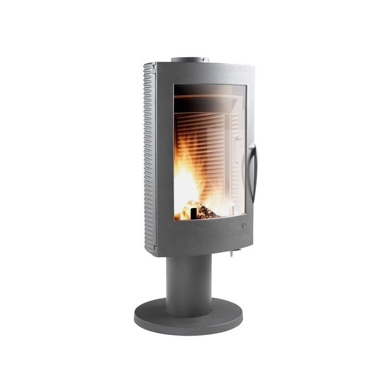 Poêle à bûche Pharos, INVICTA, 12 kW anthracite