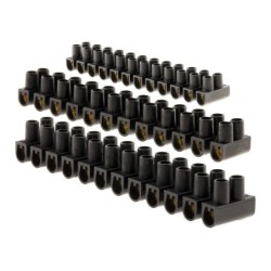 Assortiment de 6 barettes de dominos électriques, 2,5 mm² pour rigide et souple ZENITECH