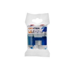 Lot de 2 mini manchons peinture pour mur lisse, DEXTER, l.60 mm