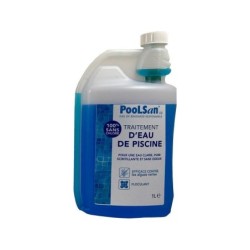 Bouteille doseuse sécurisée pour piscine POOLSAN, 1 L