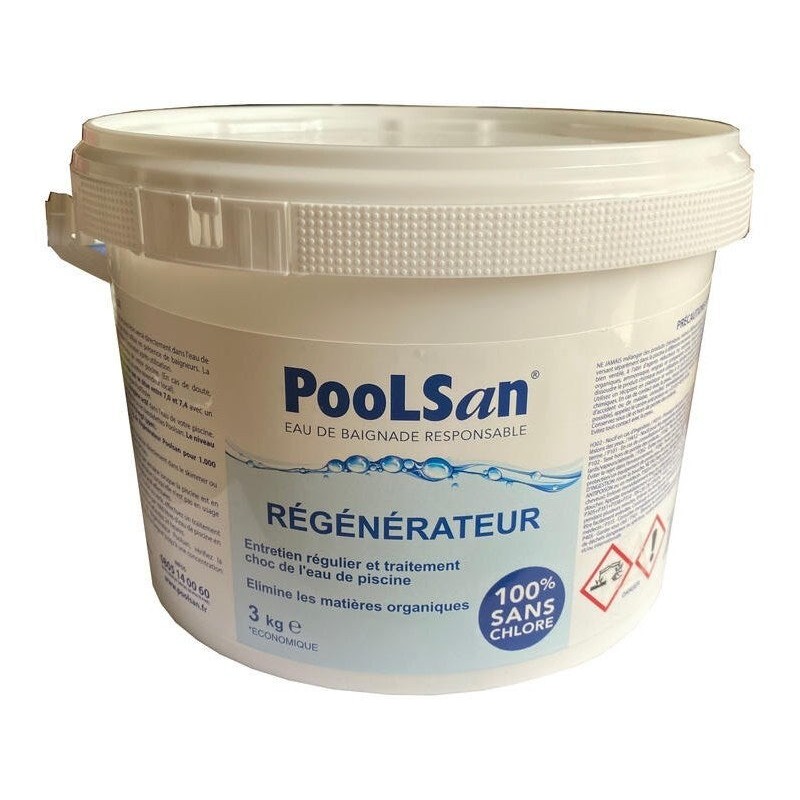 Oxygène actif pour piscine POOLSAN, 3 kg