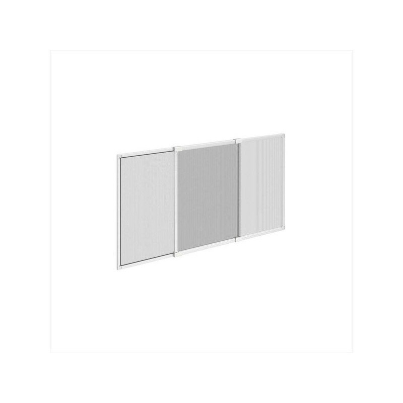 Moustiquaire extensible 70x100 cadre alu blanc