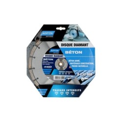 Disque Diamant Intensif Segmenté Pour Matériaux De Construction Norton,Diam230Mm